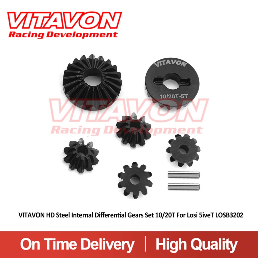 VitavonVITAVON HD Steel Internal Differential Gears Set 10/20T For Losi