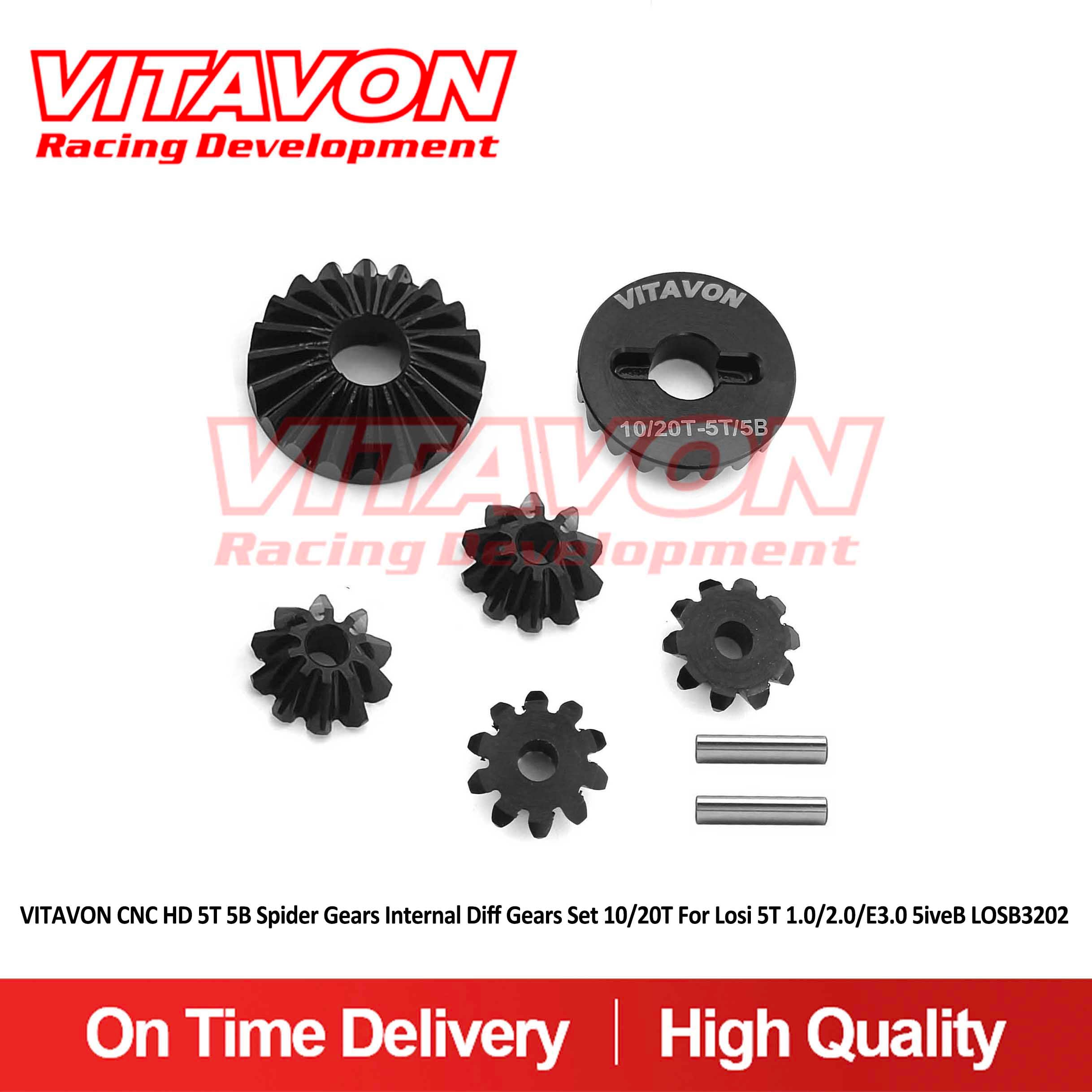 VitavonVITAVON CNC HD 5T 5B Spider Gears Internal Diff Gears Set