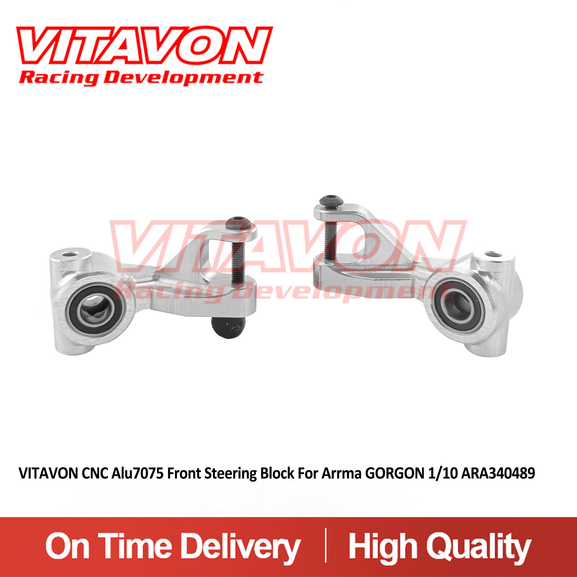 VITAVON CNC Alu7075 Front Steering Block For Arrma GORGON 1/10 ARA340489