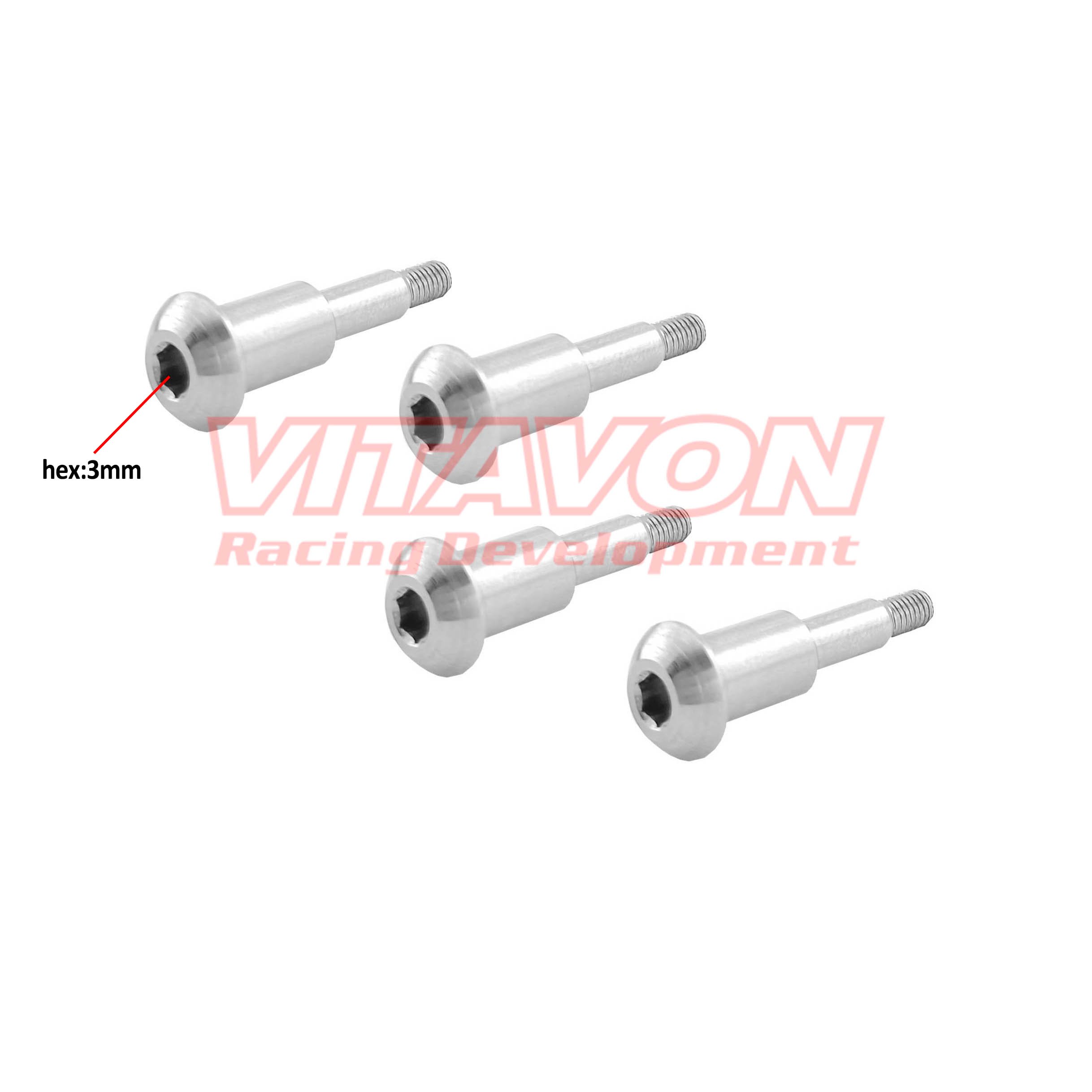 ITAVON 3mm Hex Screw For Brake system for LOSI 5B/5T ,Sell 4pcs as a set