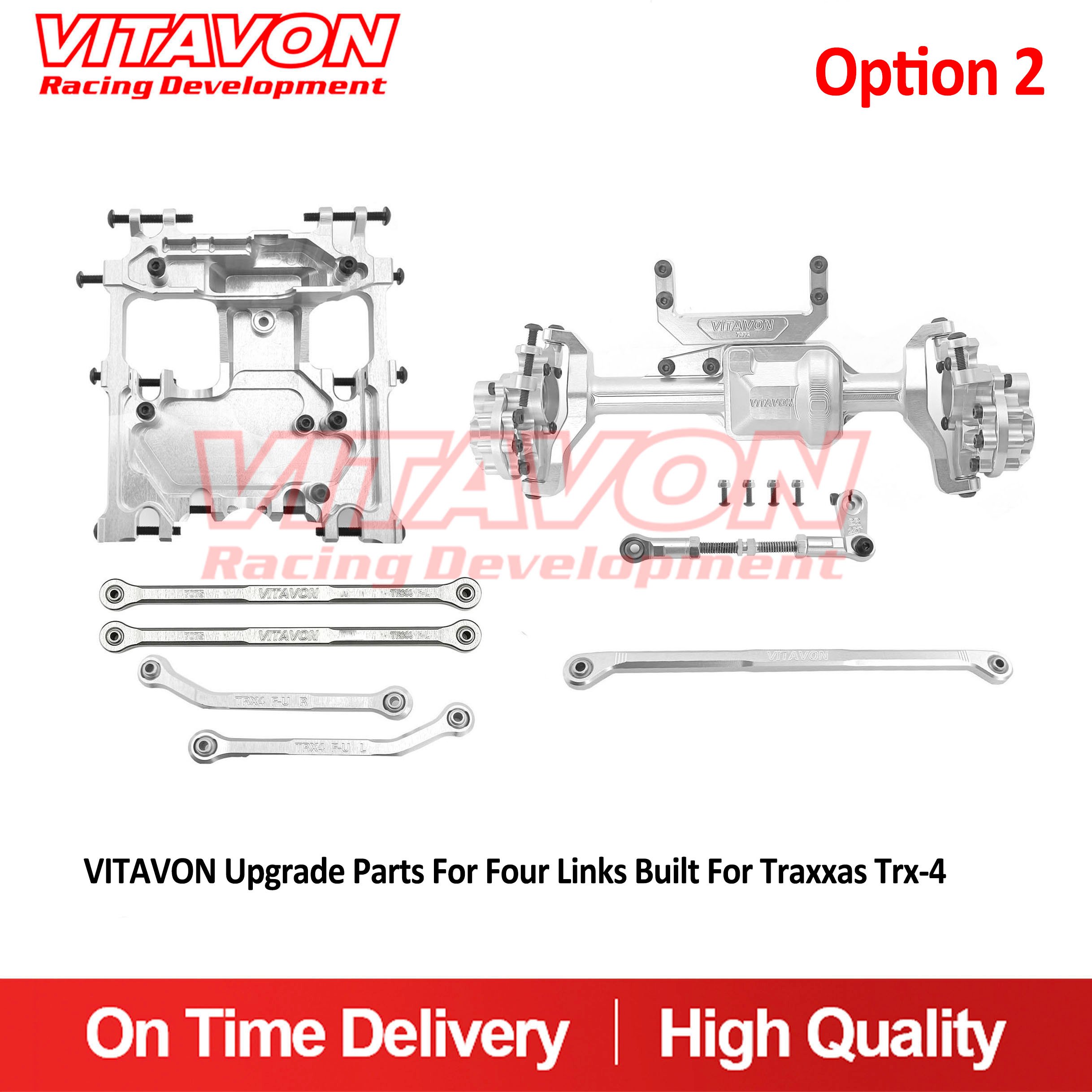 VITAVON Four Links Built 4WS For Traxxas Trx-4