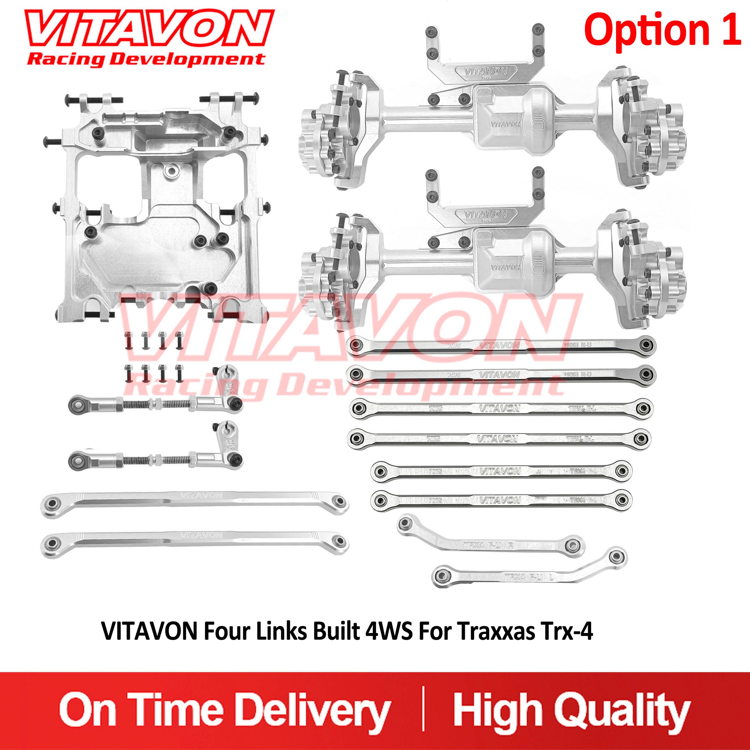 VITAVON Four Links Built 4WS For Traxxas Trx-4