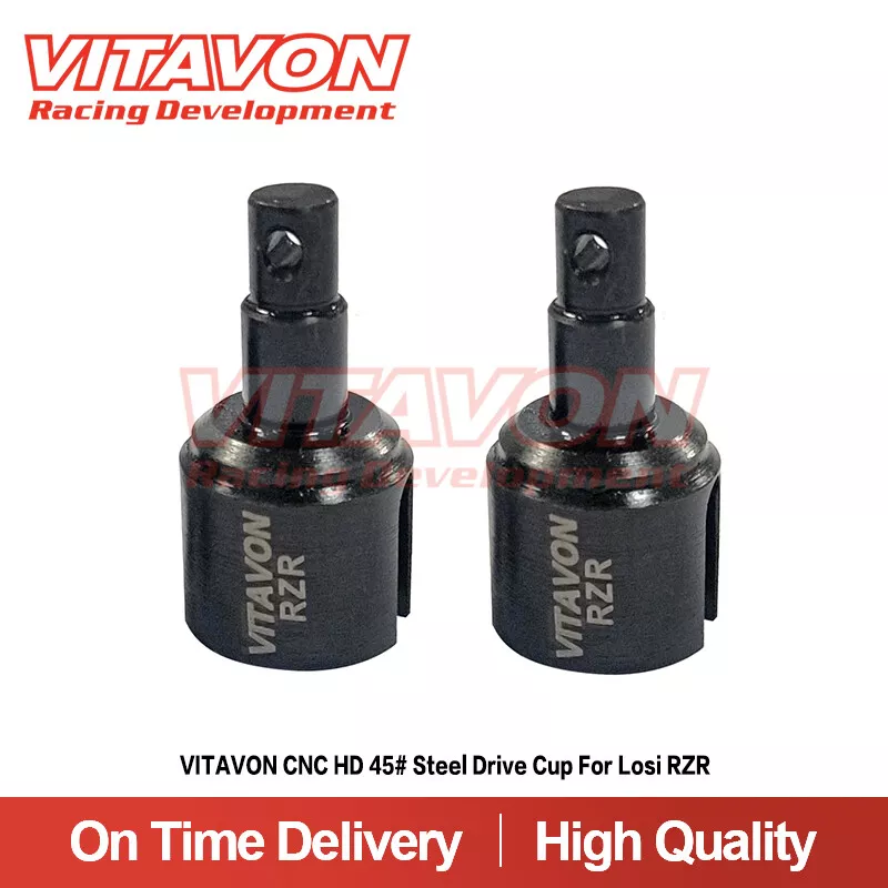 VITAVON CNC HD 45# Steel Drive Cup For Losi RZR