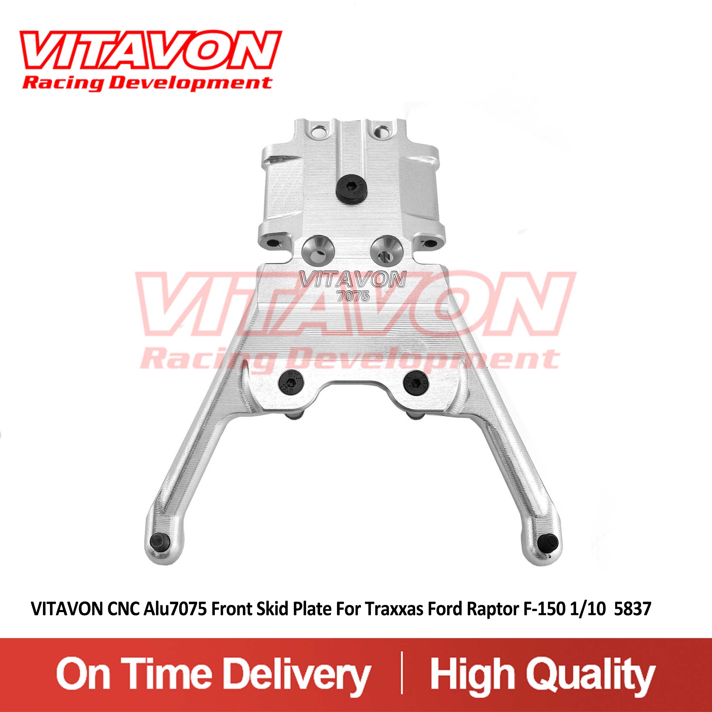 VITAVON CNC Alu7075 Front Skid Plate For Traxxas Ford Raptor F-150 1/10 5837