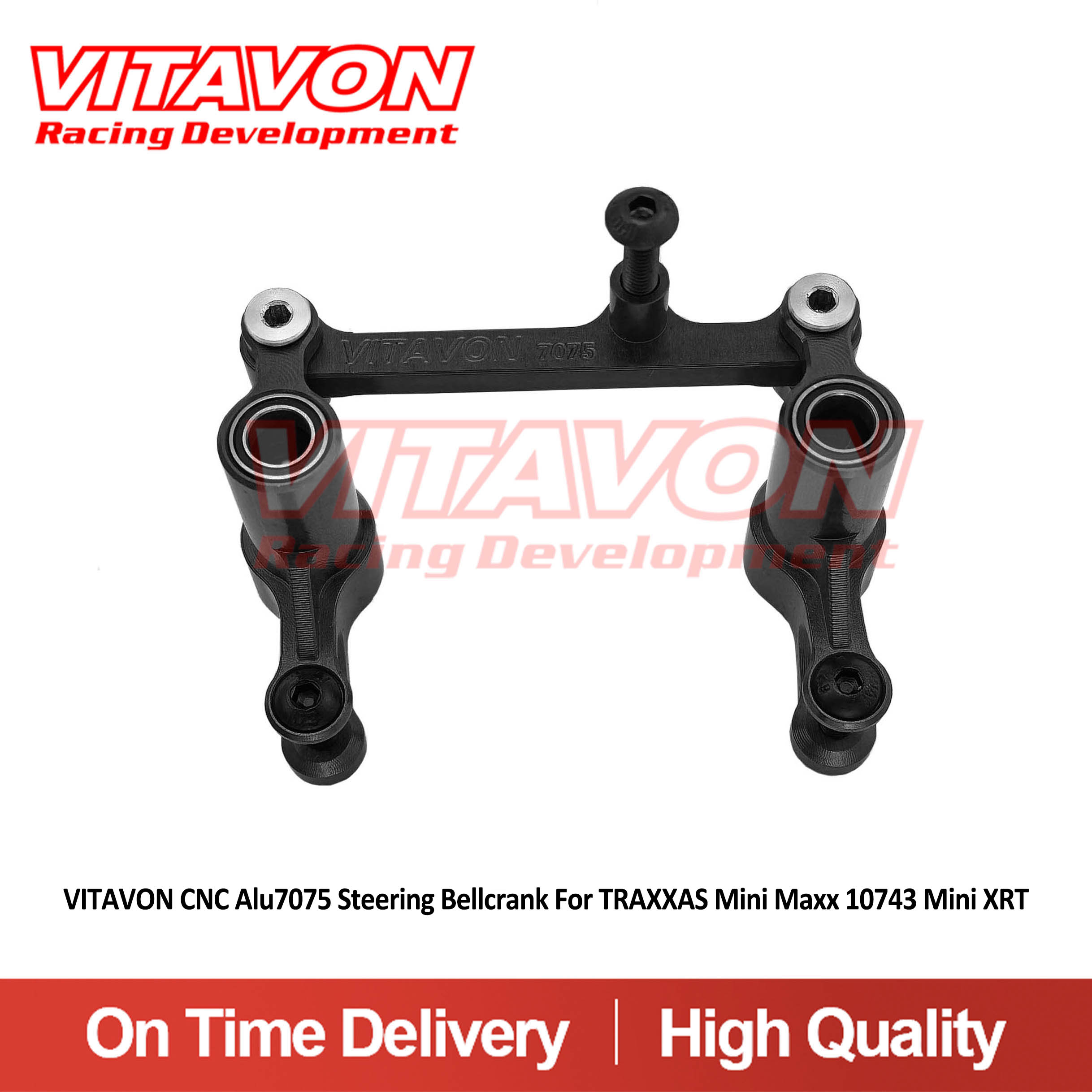 VITAVON CNC Alu7075 Steering Bellcrank For TRAXXAS Mini Maxx 10743 Mini XRT