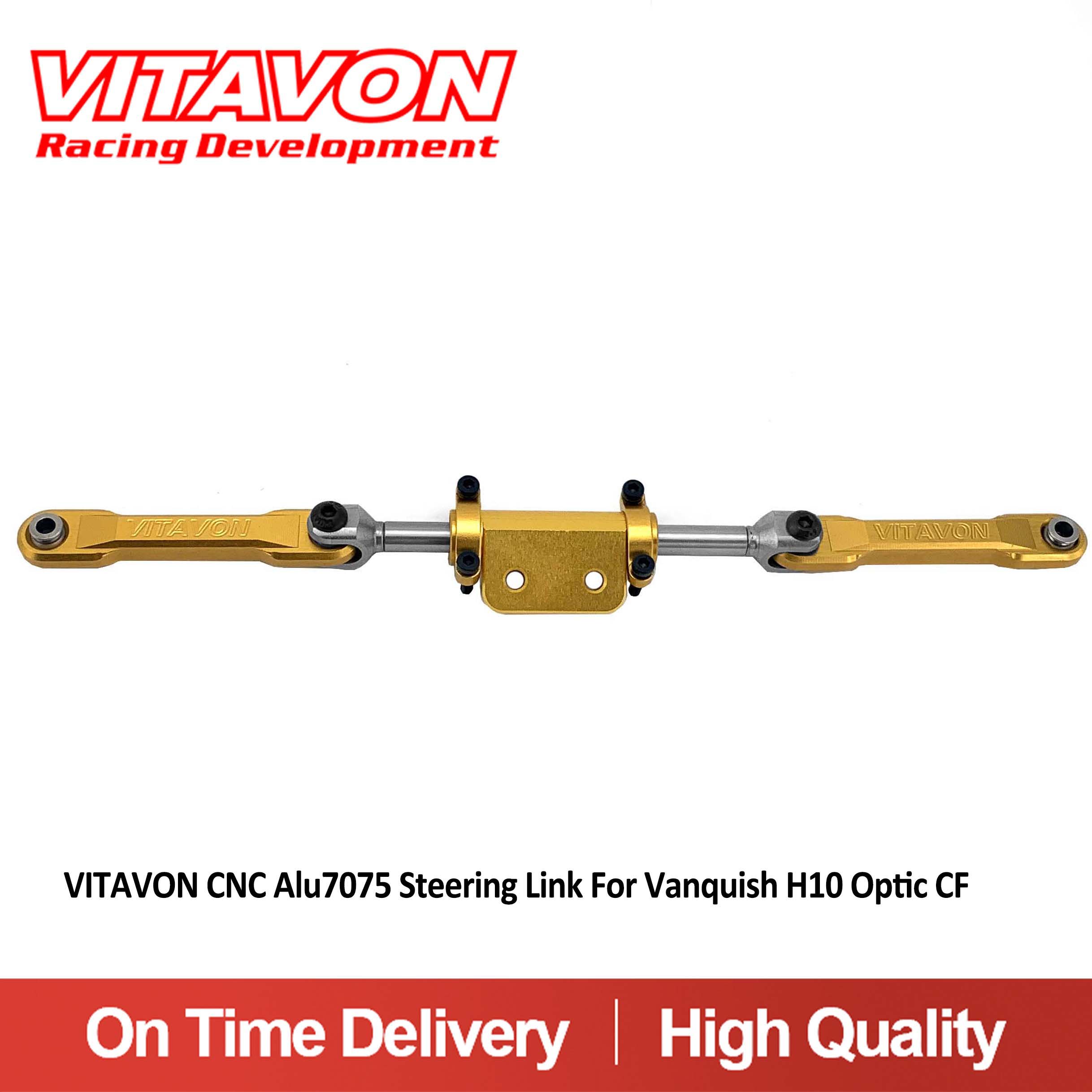 VITAVON H10 CNC Alu7075 Steering Link For Vanquish H10 Optic CF