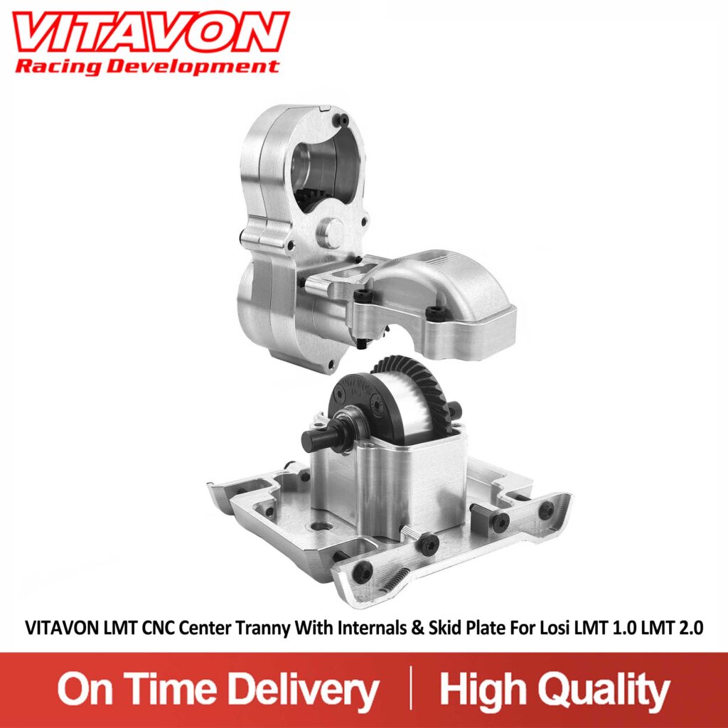 VitavonVITAVON LMT CNC Center Tranny With Internals & Skid Plate