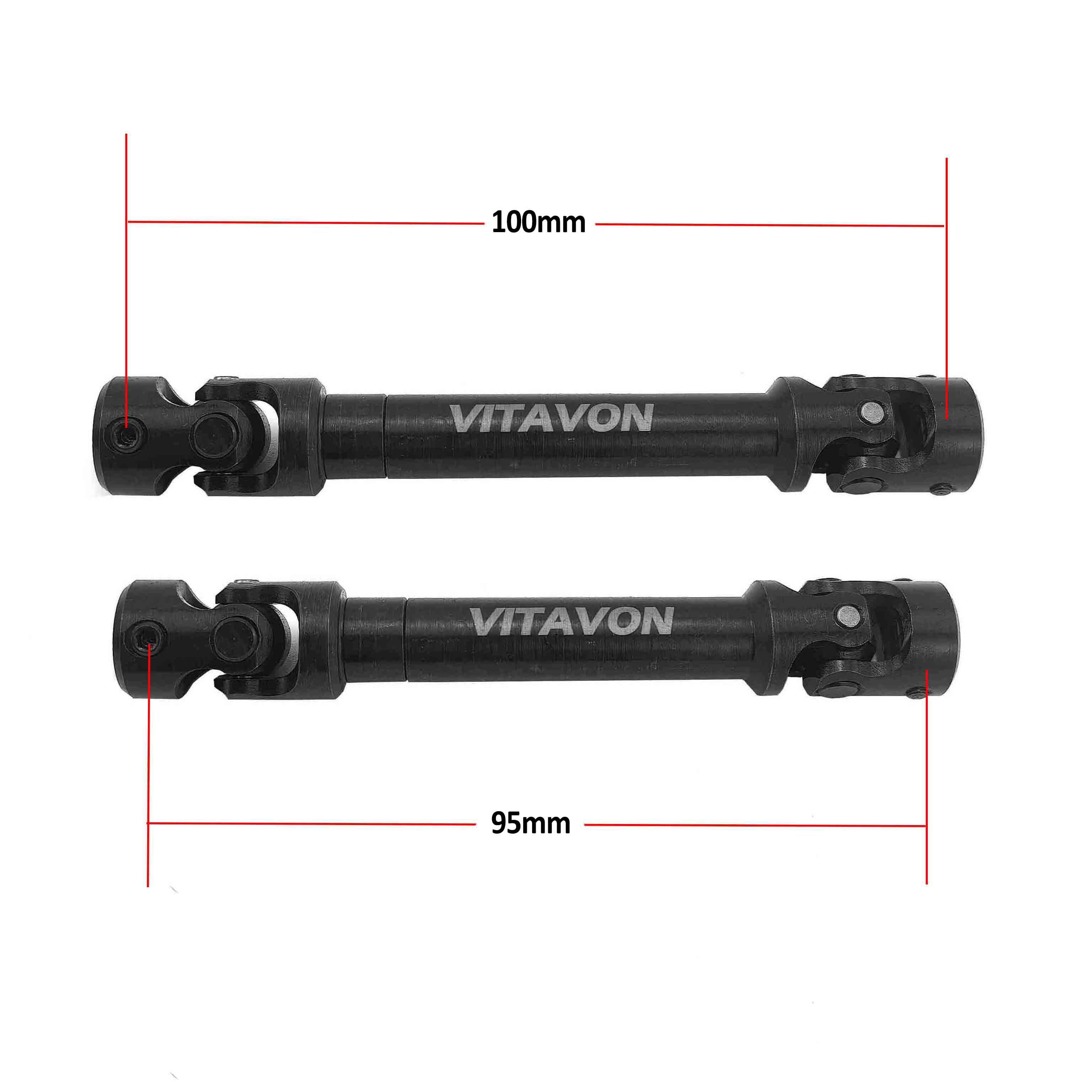 VITAVON AXP8 HD Steel #45 Front&Rear Center Drive Shaft For Axial AXP8 Gilamon 1/8