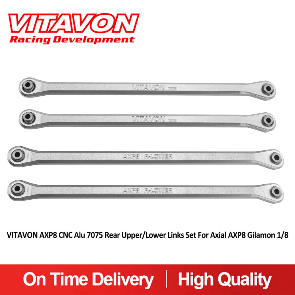VitavonVITAVON AXP8 CNC Alu 7075 Rear Upper/Lower Links Set For