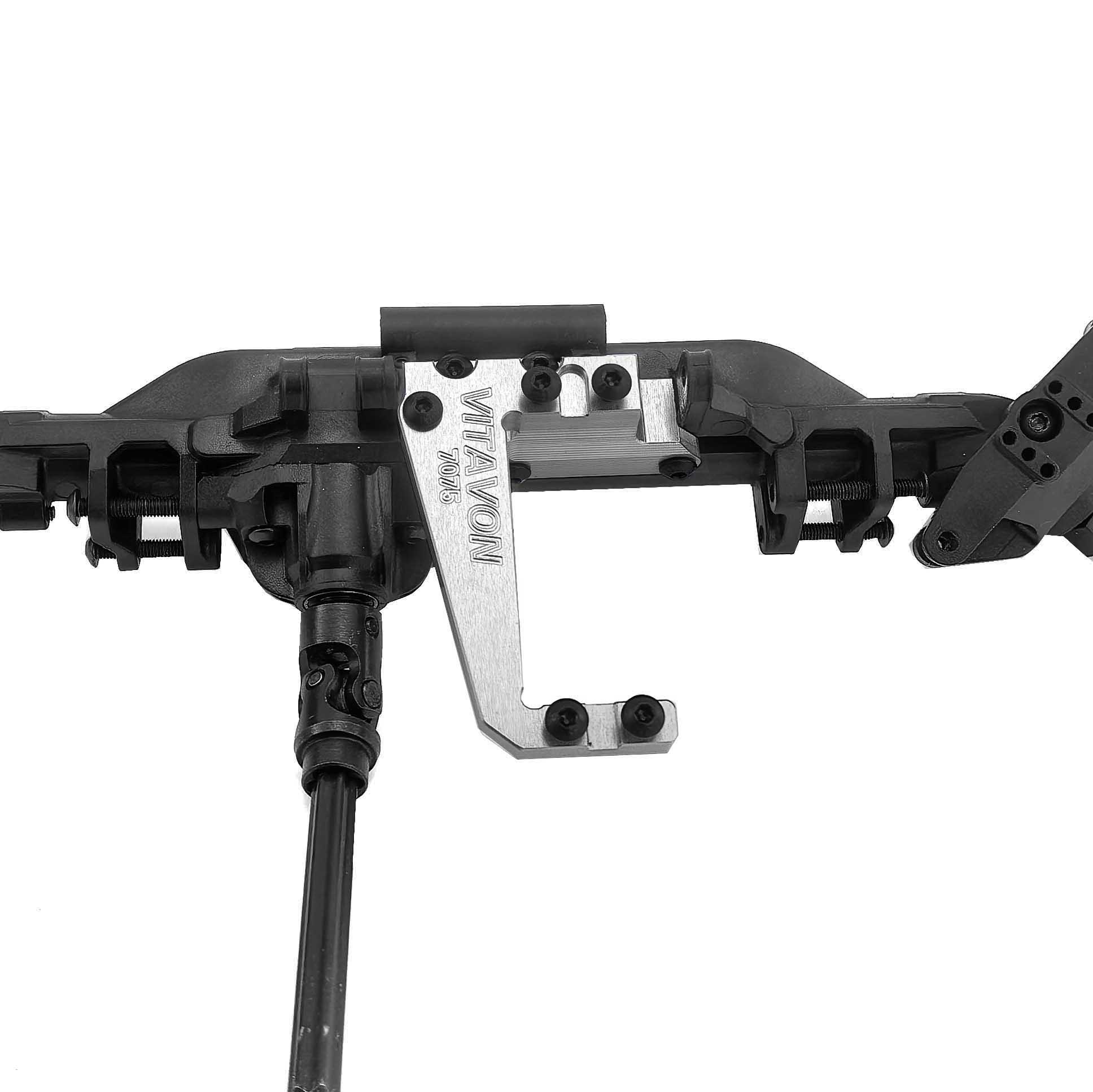 VITAVON H10 CNC Alu7075 Servo Mount For Stock Front Axle Housing For Vanquish H10 Optic CF