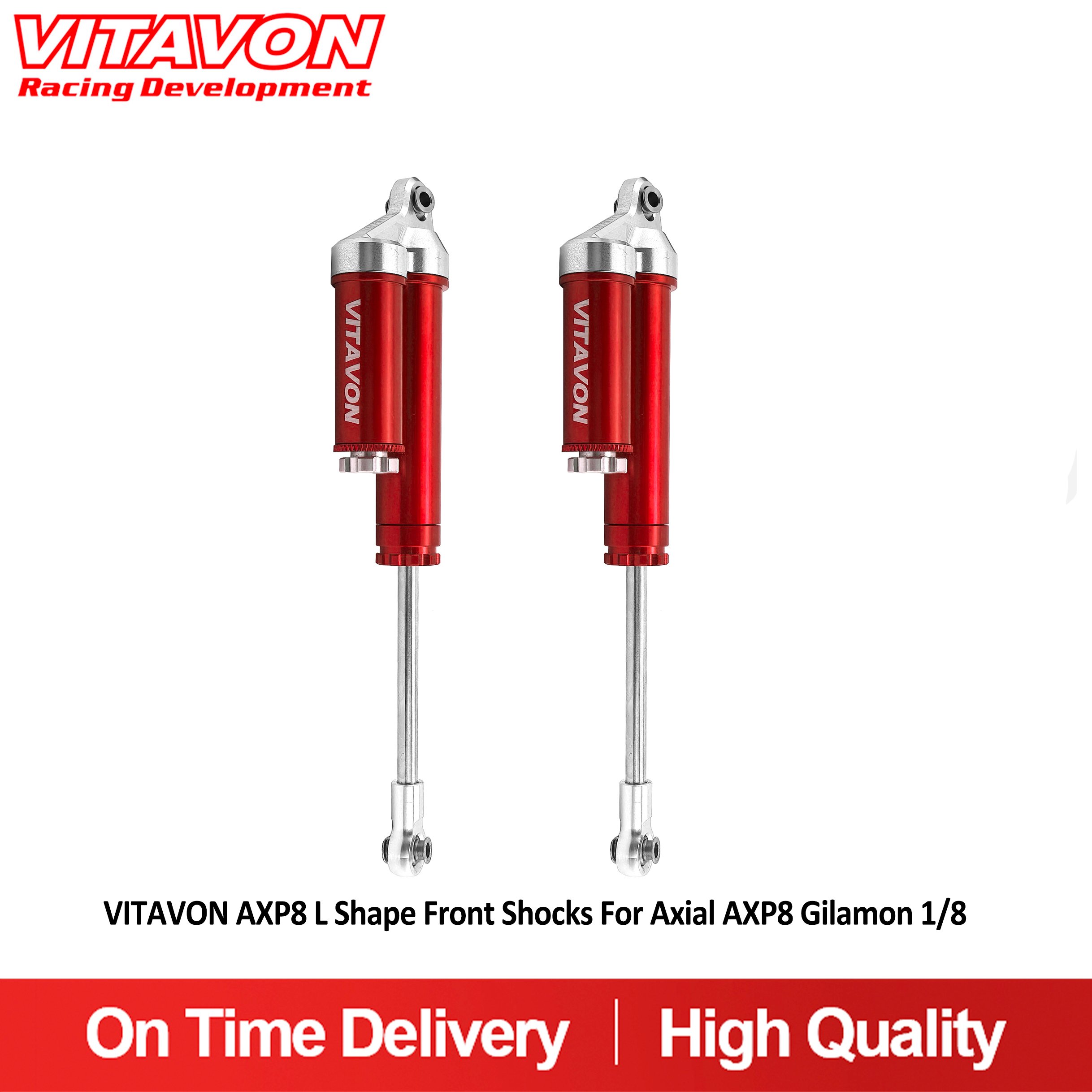 VITAVON AXP8 L Shape Front Shocks For Axial AXP8 Gilamon 1/8