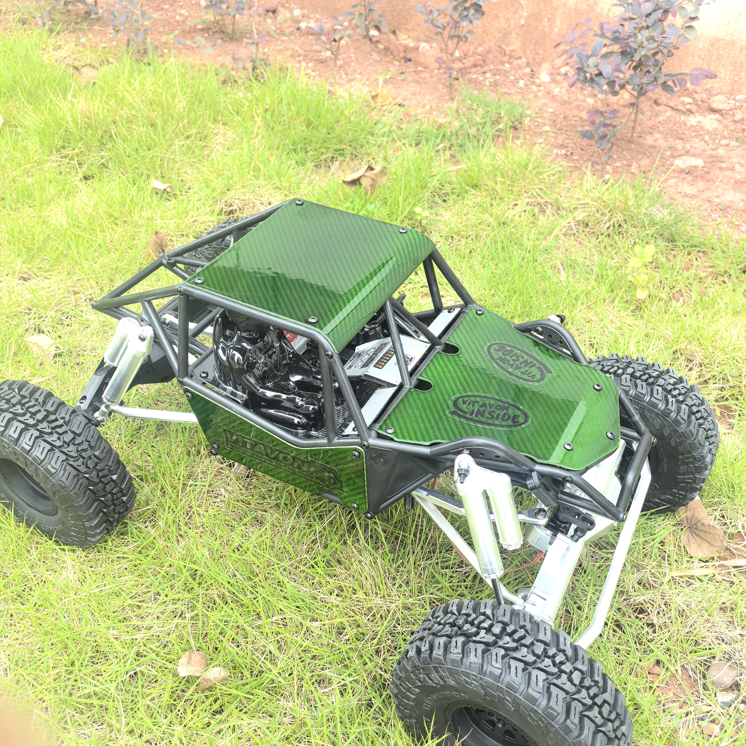 VitavonVITAVON Real carbon Fiber Panel Set Body For Axial AXP8 Gilamon ...