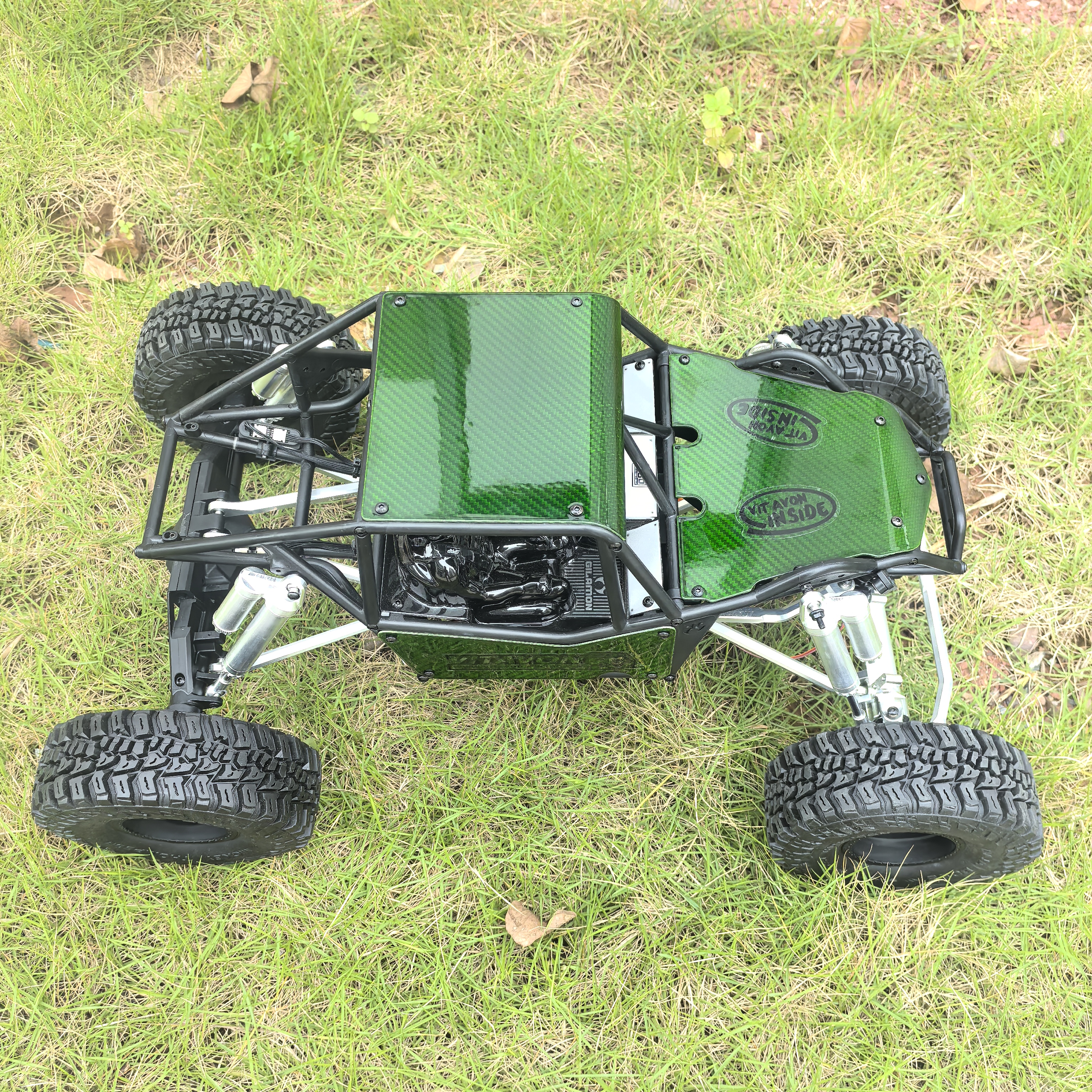 VitavonVITAVON Real carbon Fiber Panel Set Body For Axial AXP8 Gilamon ...