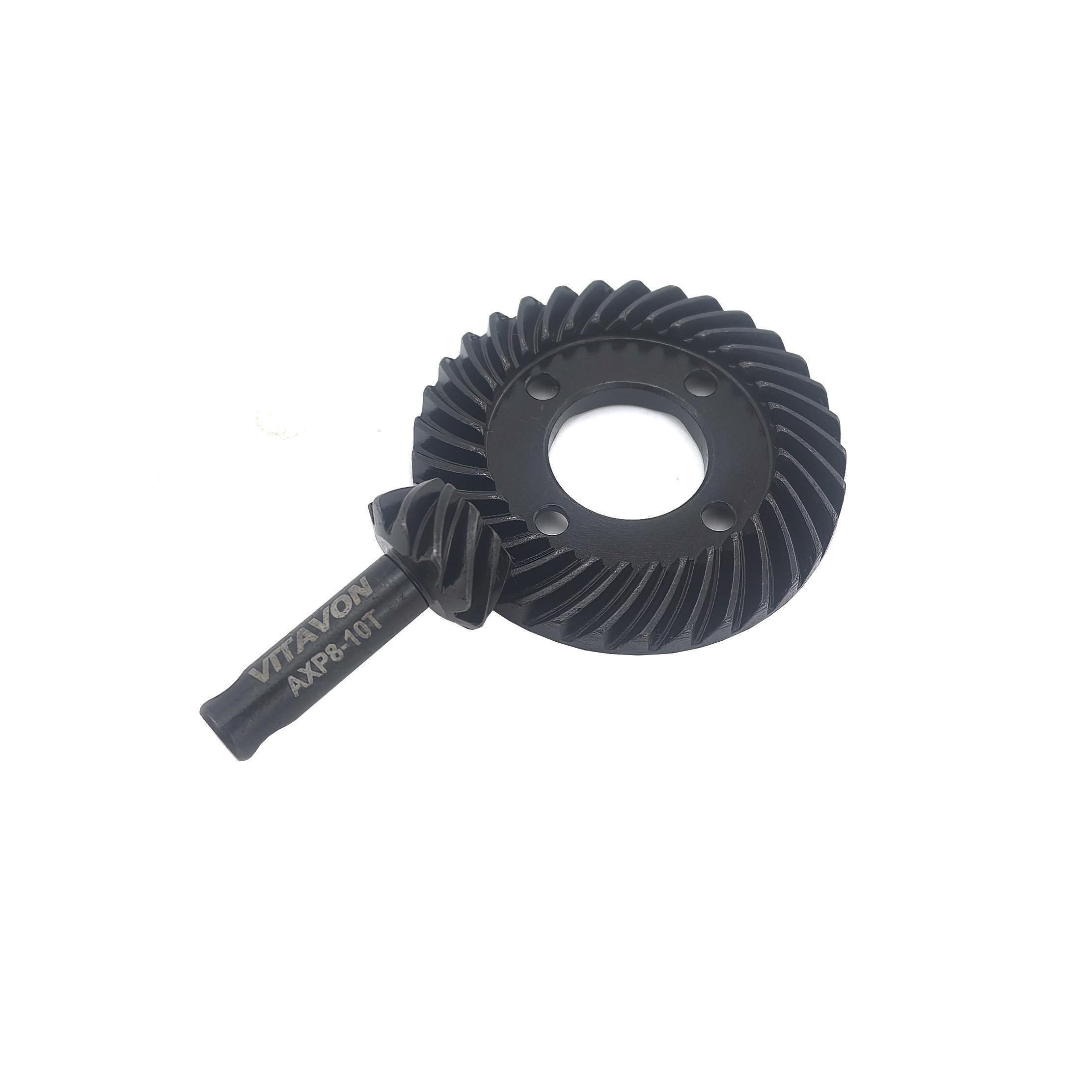 VITAVON AXP8 HD Steel 1.0 Mod F/R Ring&Pinion Spiral Cut Bevel Gear Set 10/33T For Axial AXP8 AXI2229