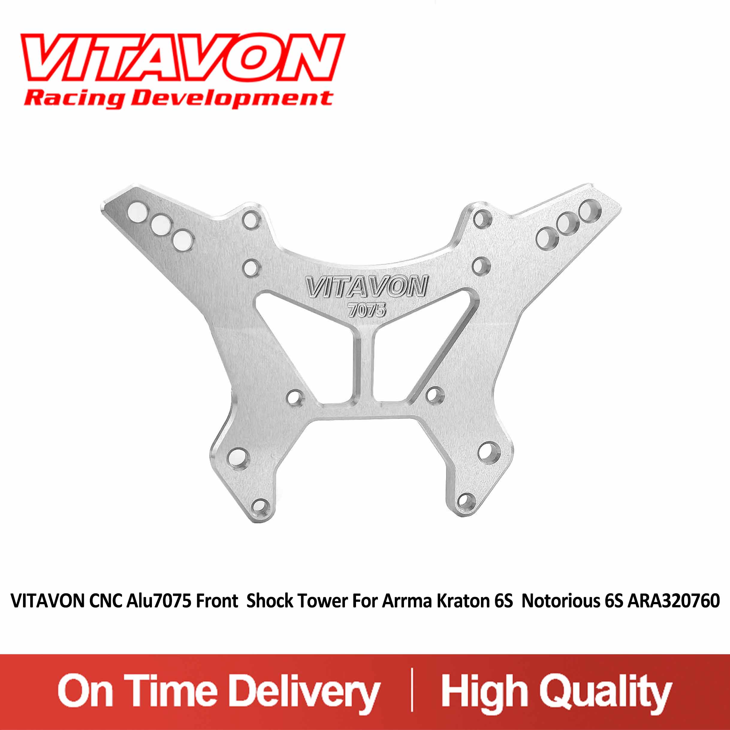VITAVON CNC Alu7075 Front & Rear Shock Tower For Arrma Kraton 6S  Notorious 6S