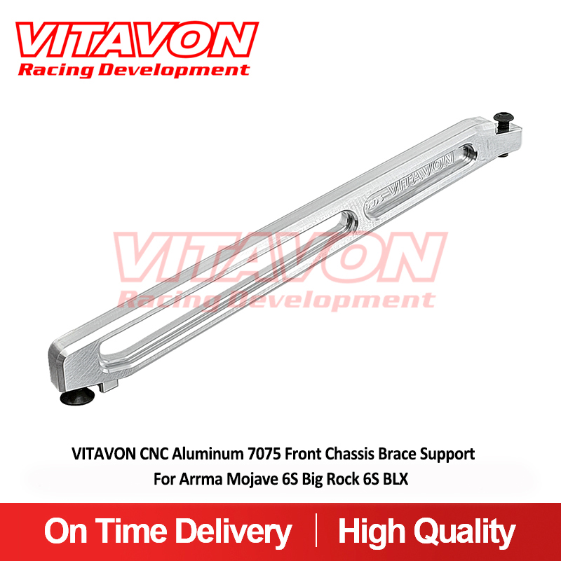 VITAVON CNC Alu 7075 Front Chassis Brace Support For Arrma Mojave 6S BIG ROCK 6S