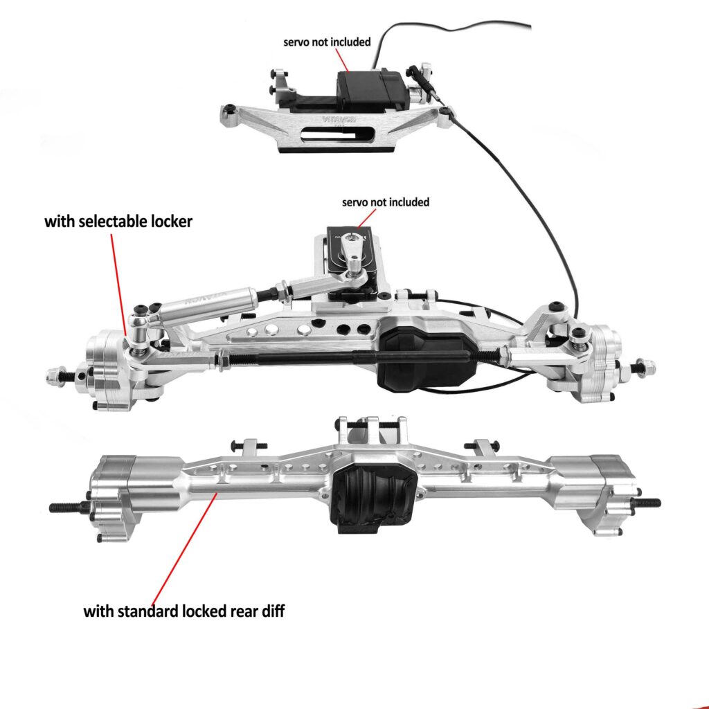 VitavonVITAVON AR90 Front Portal Axle kit with Diff Lock System