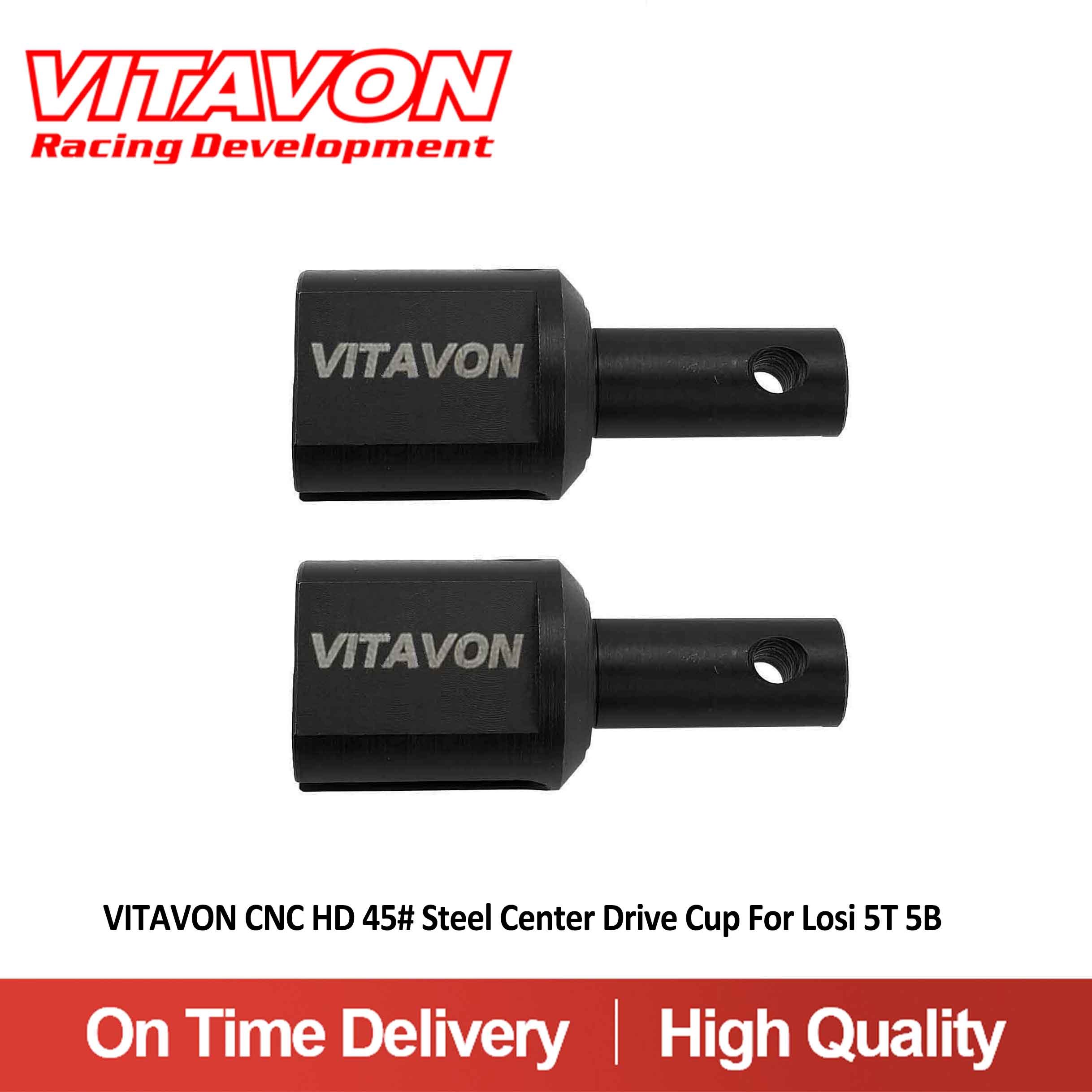 VITAVON CNC HD 45# Steel Center Drive Cup For Losi 5T 5B