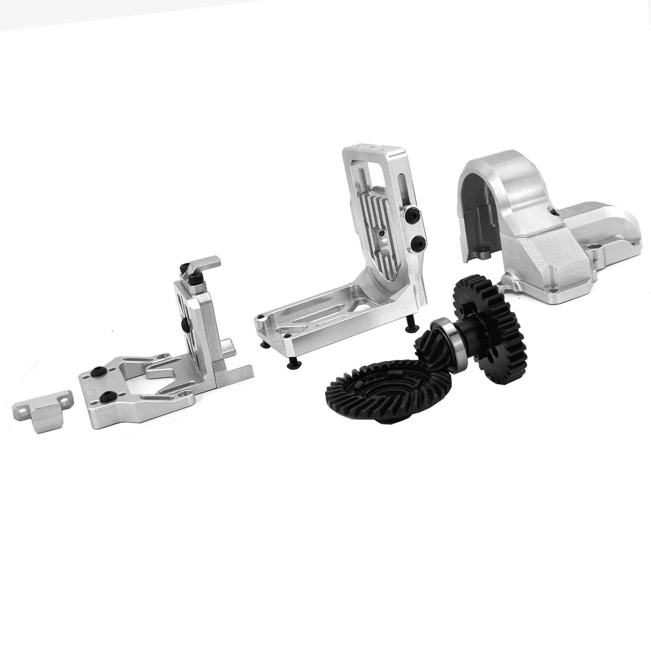 VITAVON 1.5Mod 30T Spur Bigger Gear Box Cover and Motor Mount combo For Traxxas Funco Pro Sand Car 1/6