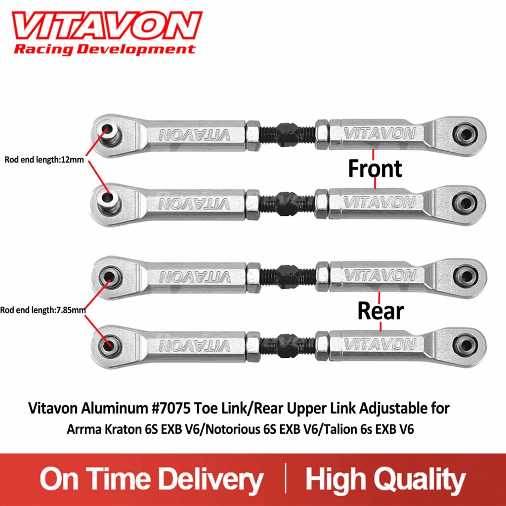 VitavonVitavon Aluminum #7075 Toe Link/Rear Upper Link Adjustable