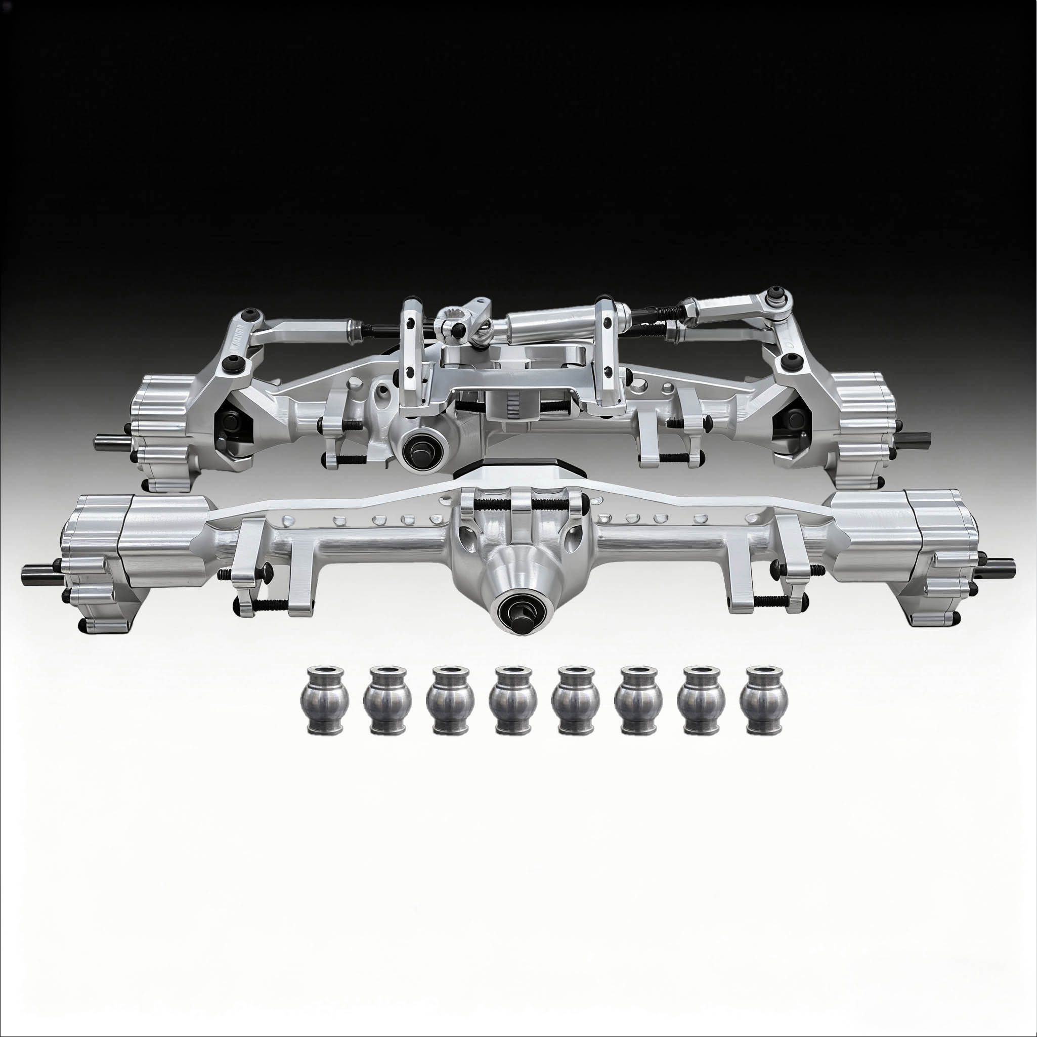 VITAVON Front & Rear Portal Axle Kit with Internals For Redcat VERTEX-6 Crawler 1/6