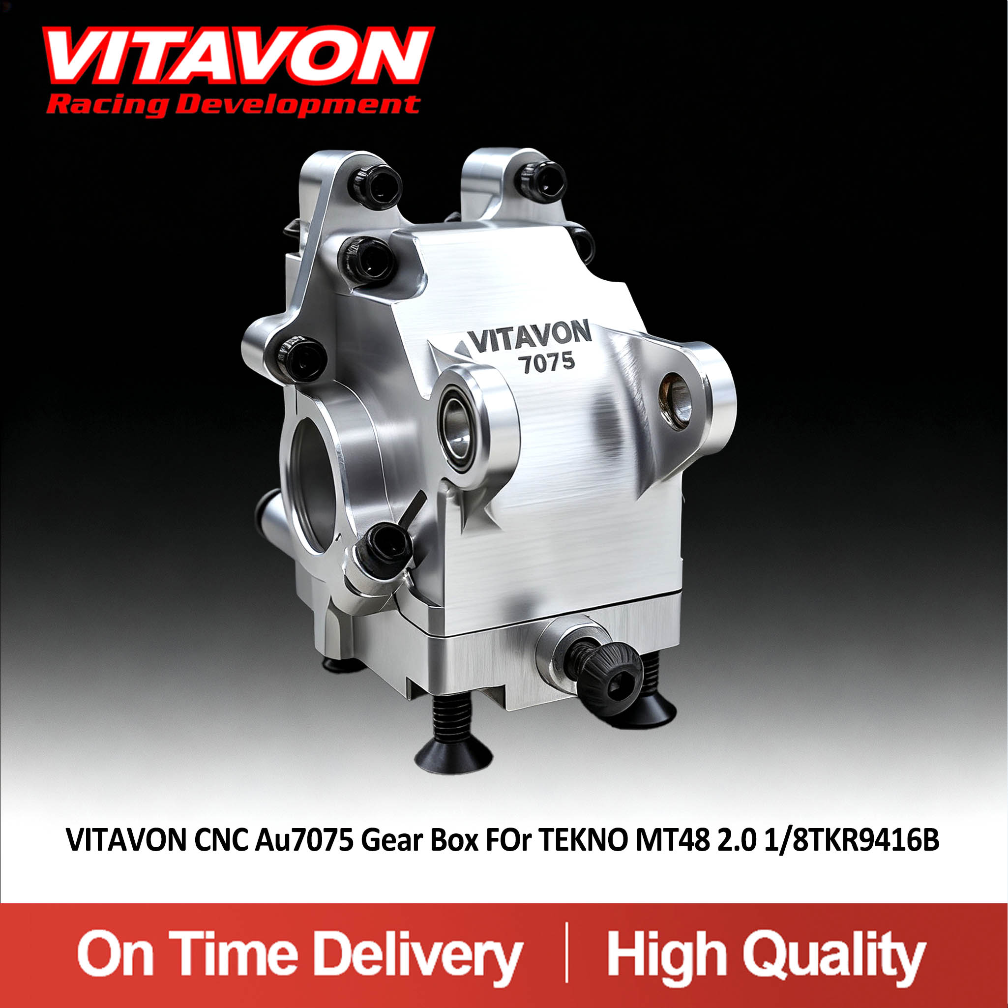 VITAVON CNC Au7075 Gear Box For TEKNO MT48 2.0 1/8 TKR9416B