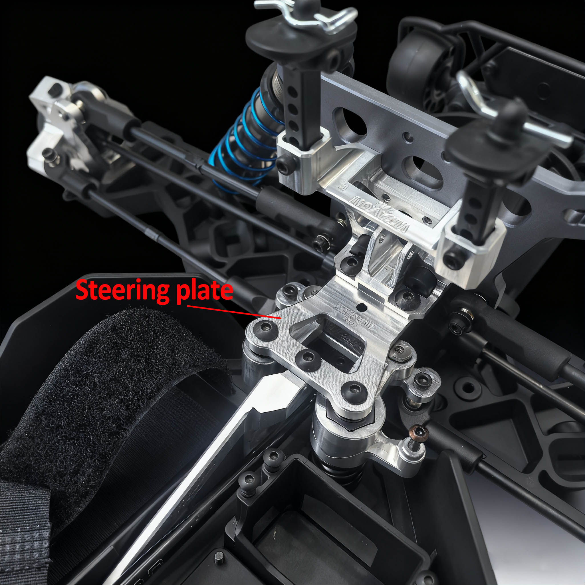 VITAVON CNC Alu7075 Upper Steering Plate For TEKNO MT48 2.0 1/8 TKR9517