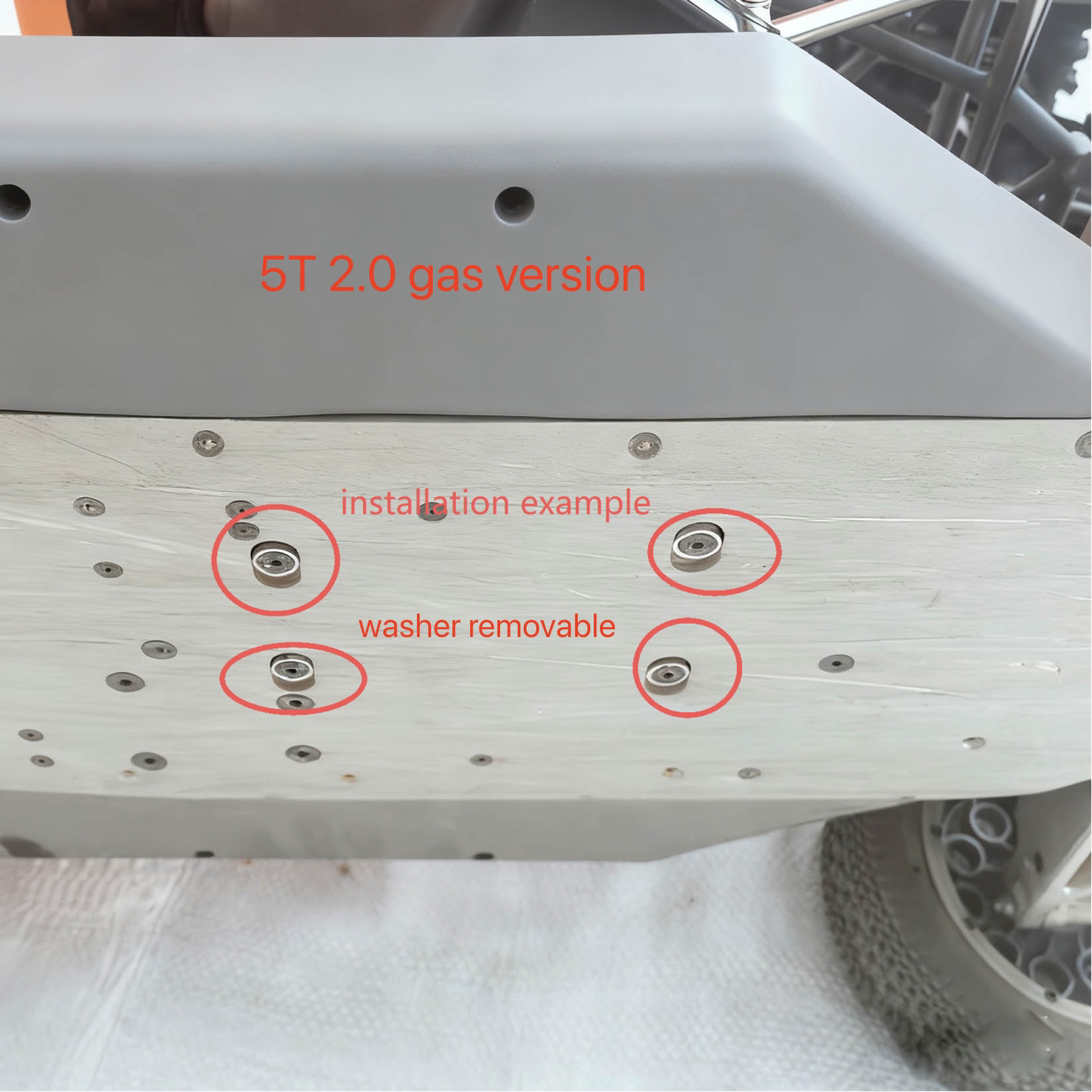 VITAVON Stainless M5 12.8X3 Countersunk Washers (4 Pieces/Pack)