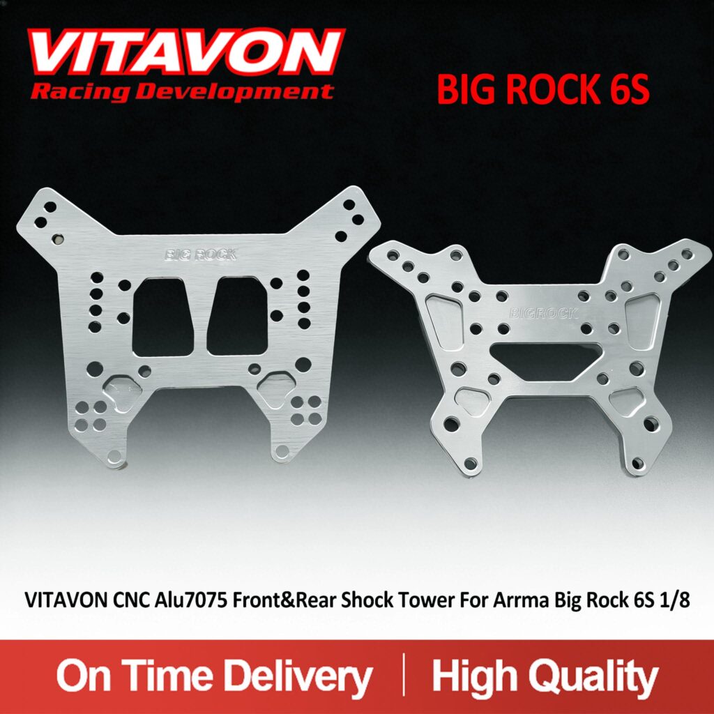 VitavonVITAVON CNC Alu7075 Front&Rear Shock Tower For Arrma Big