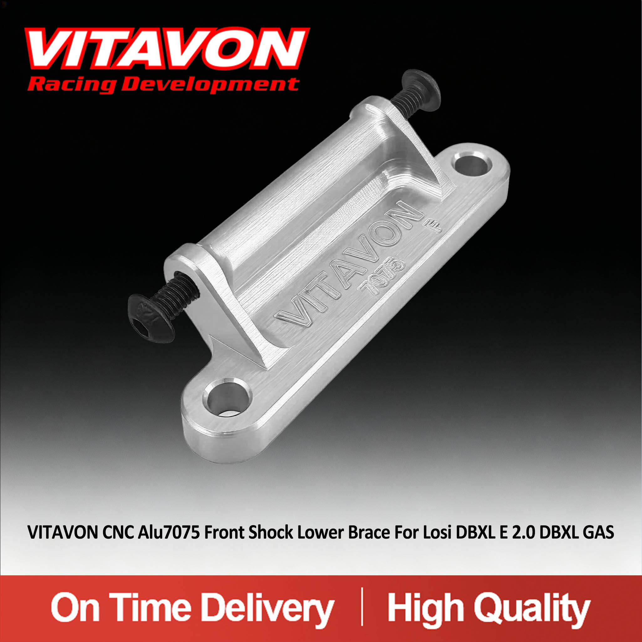 VITAVON CNC Alu7075 Front Shock Lower Brace For Losi DBXL E 2.0 DBXL GAS