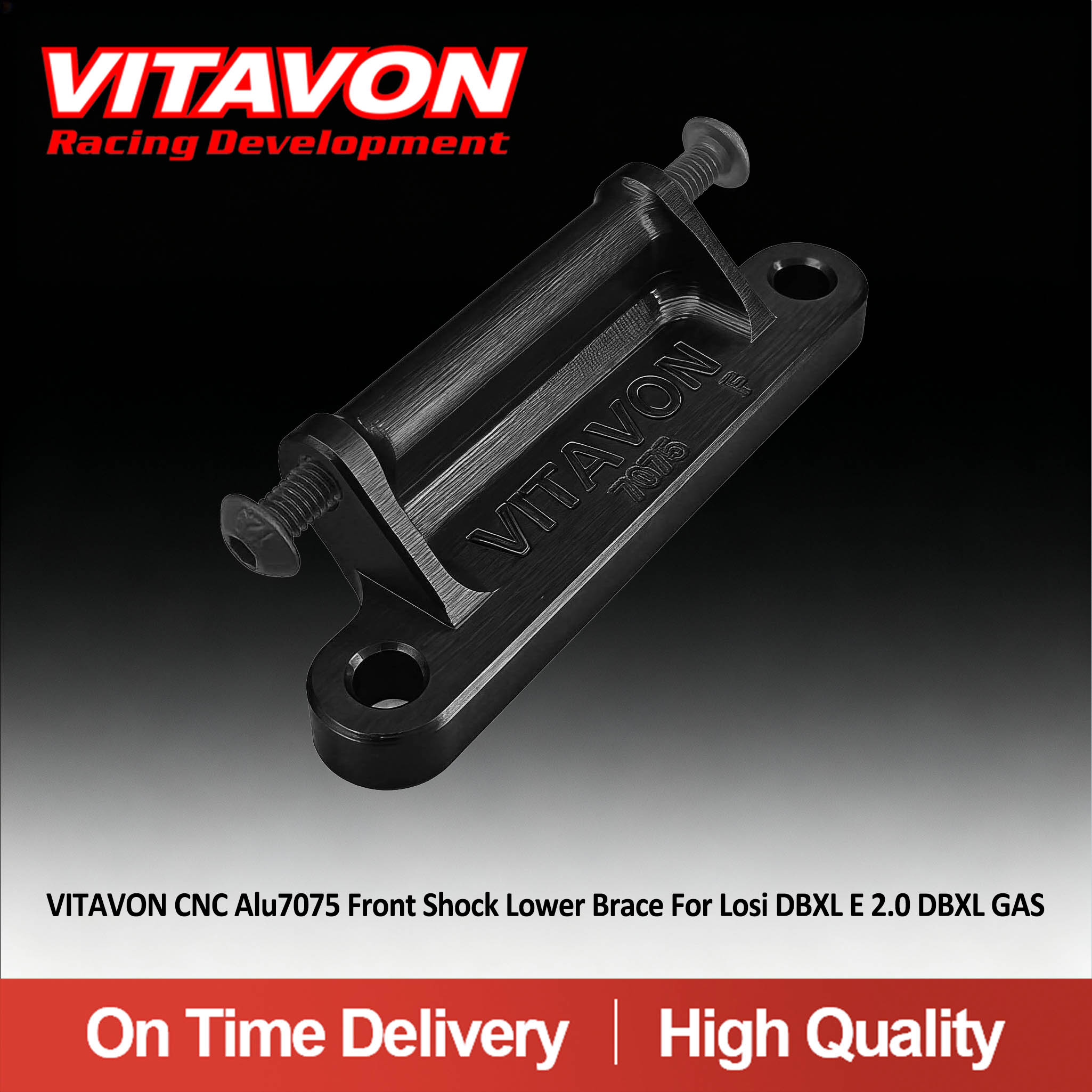 VITAVON CNC Alu7075 Front Shock Lower Brace For Losi DBXL E 2.0 DBXL GAS